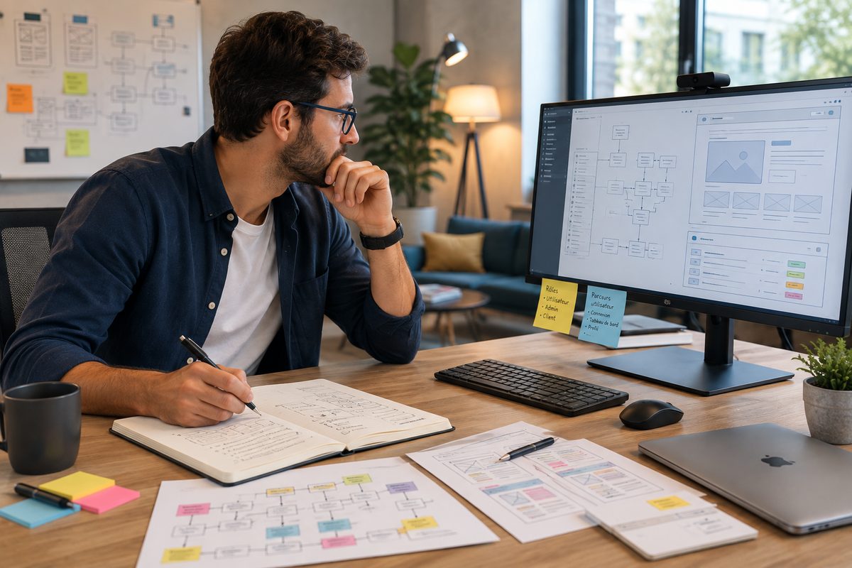 Concepteur fonctionnel / Business Analyst travaillant sur des parcours utilisateurs