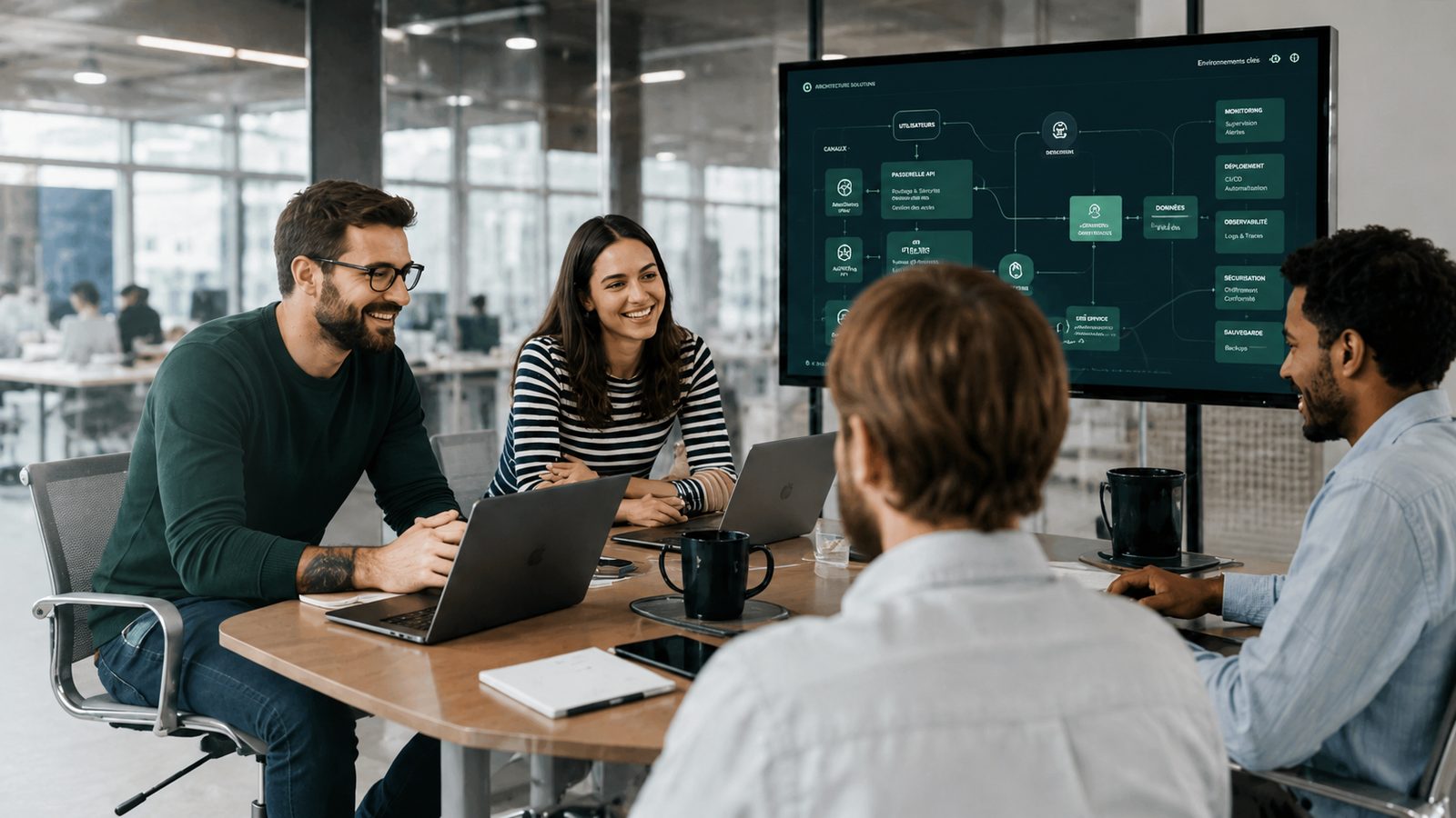 Consultants Cyllene Solution en atelier de travail