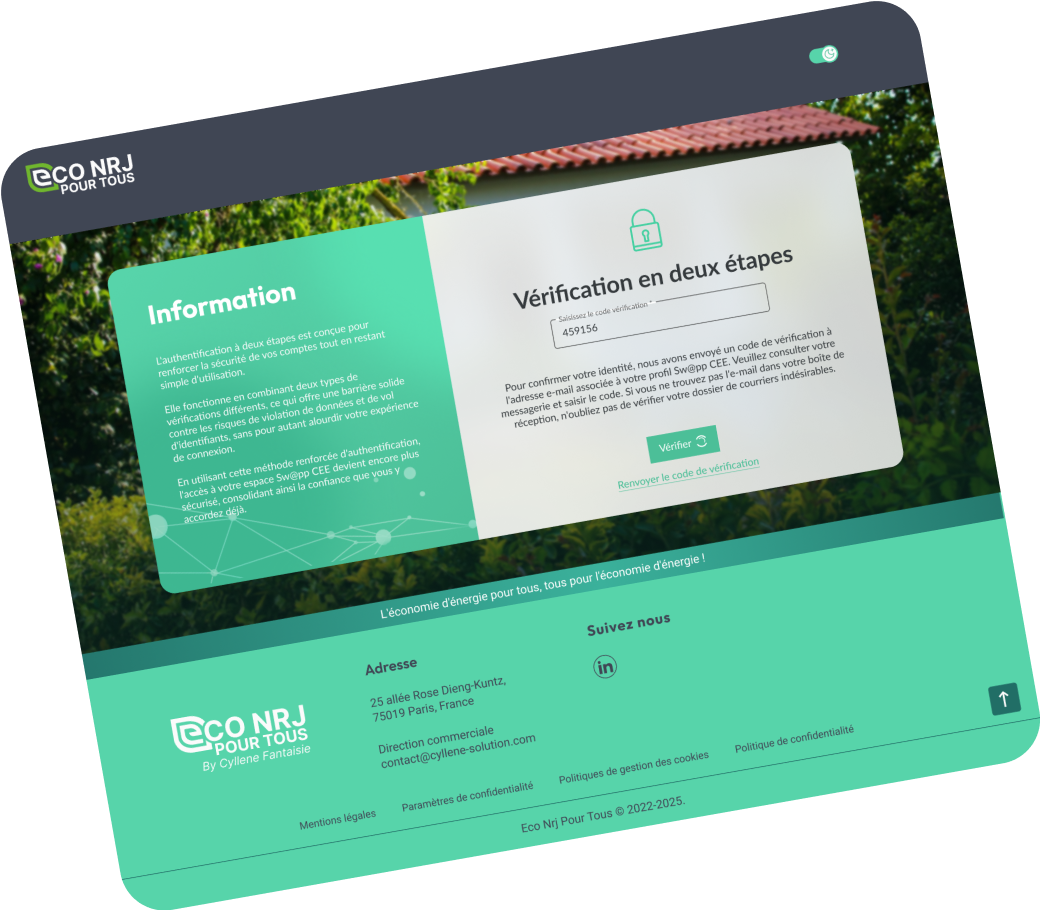 Aperçu du site Cyllene Solution